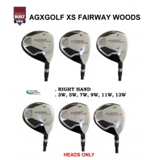 AGXGOLF MEN'S RIGHT HAND; "MAGNUM XS" FAIRWAY WOOD !!HEADS ONLY!! CHOOSE ANY or ALL: 3, 5, 7, 9, 11, 13